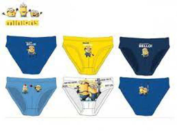Picture of 731092- MINION 3 PACK COTTON BRIEFS / PANTIES